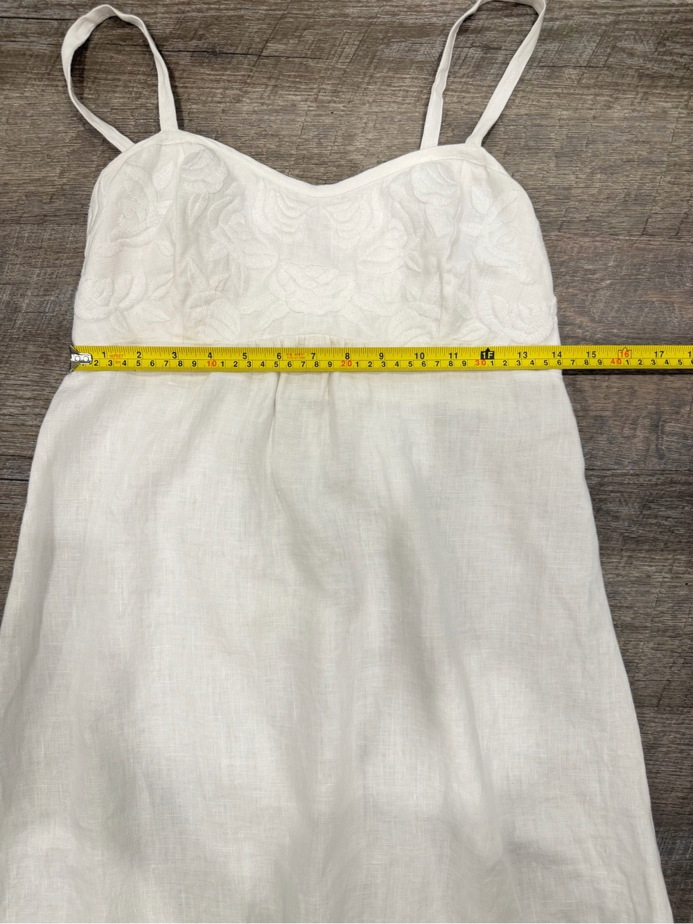 Tommy Bahama White Linen Maxi Dress Size S Coastal Cottagecore Beach Boho - Picture 9 of 9